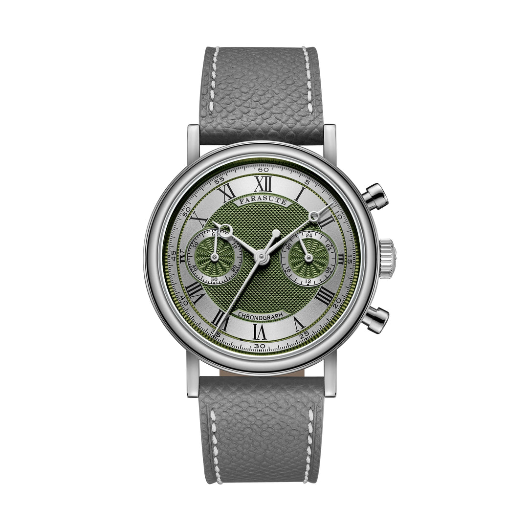 FARASUTE 2025 New Retro Mens Watches Quartz Watch For Men Speed Sports Chronograph  AR Coating  Sapphire VK64 Clock Reloj Hombre