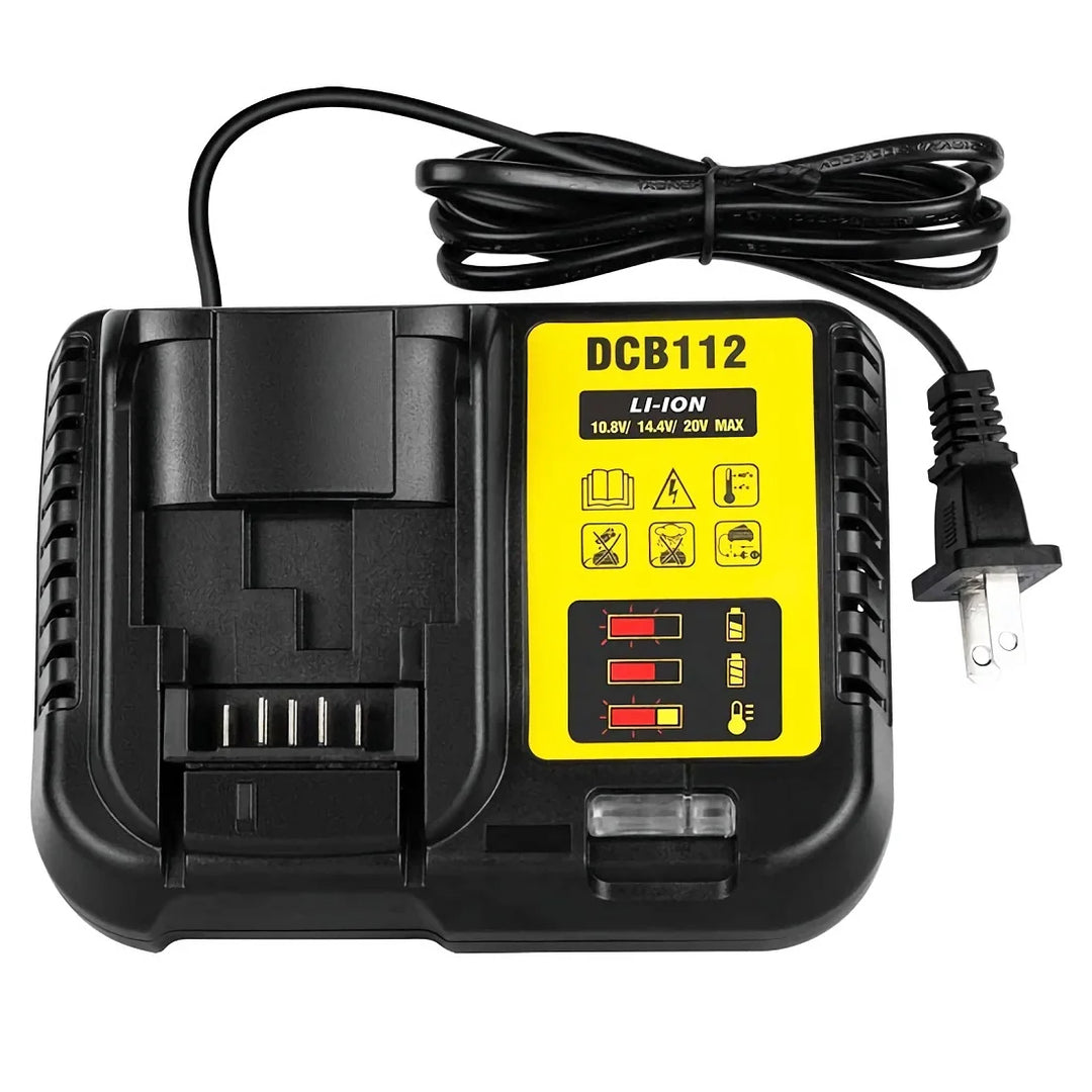 DCB102 DCB118 DCB112 Li-ion Battery Double Charging Dual USB Ports Charger For DeWalt 12V 14.4V 18V 20V DCB101 DCB200 DCB201