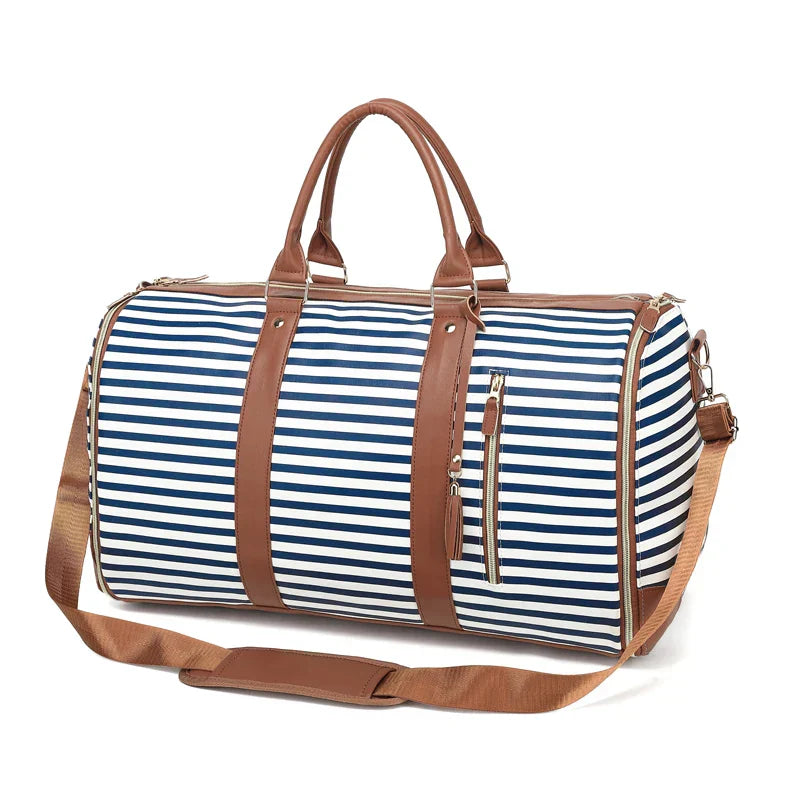 Spot suit bag, mountain valley folding bag, travel hand storage bag, handbag, crossbody large capacity backpack