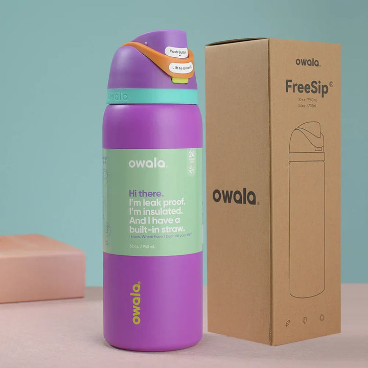 Owala FreeSip Travel Water Bottle 24oz/32oz