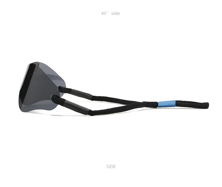 Oversized Punk Sport Rimless Sunglasses Women Men Luxury Brand Designer Hip Hop One Piece Y2K Sun Glasses