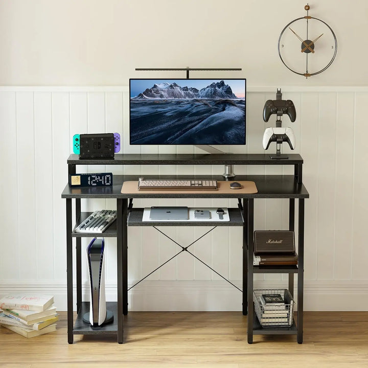 CubiCubi Office Desk with Keyboard Tray