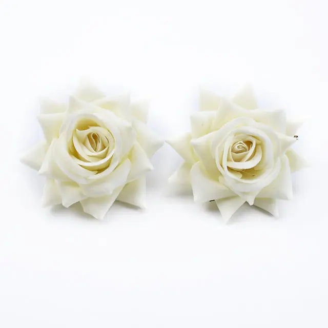 Artificial Silk Roses for Décor