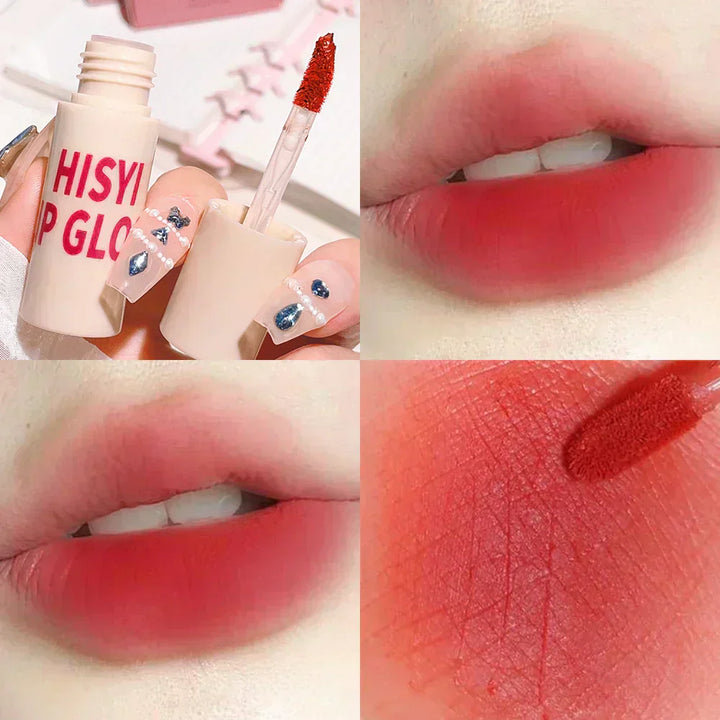 6-Color Matte Velvet Lip Glaze