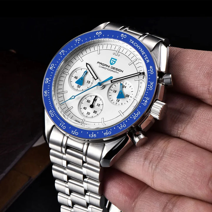 PAGANI DESIGN Watches For Men Chronograph Sapphire Luminous luxury Quartz Wristwatch Waterproof reloj deportivo hombre 2024 NEW