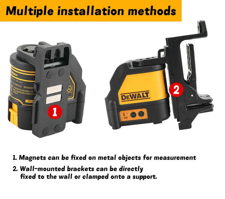 NEWDEWALT DW089LG 12 lines Laser Level 360 Self-Leveling Laser Level Horizontal And Vertical 12V Battery Tool Cross Line