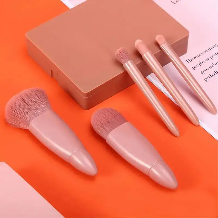 5pcs Travel Makeup Brush Set