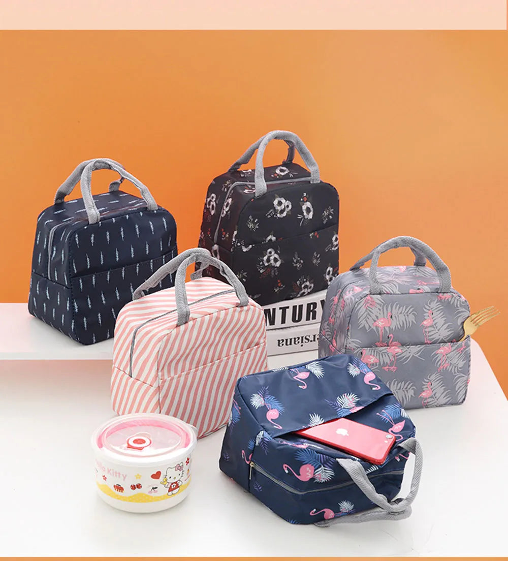 Thermal Bag Food Storage bag Student lunchbox cool bag for Children Food Container for Kids School small Thermal Lunch food Bag