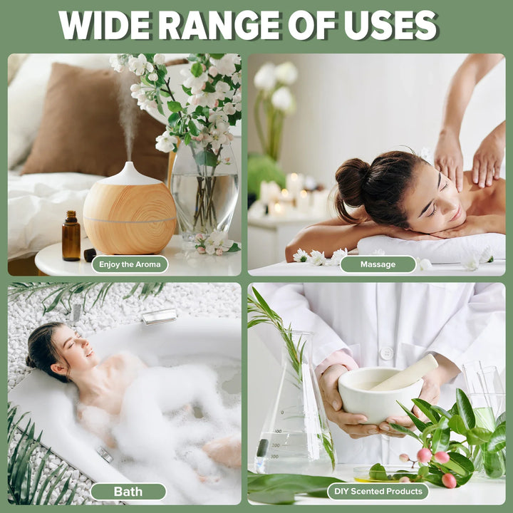 Unisex 10ml Pure Fruit & Flower Fragrance Oil