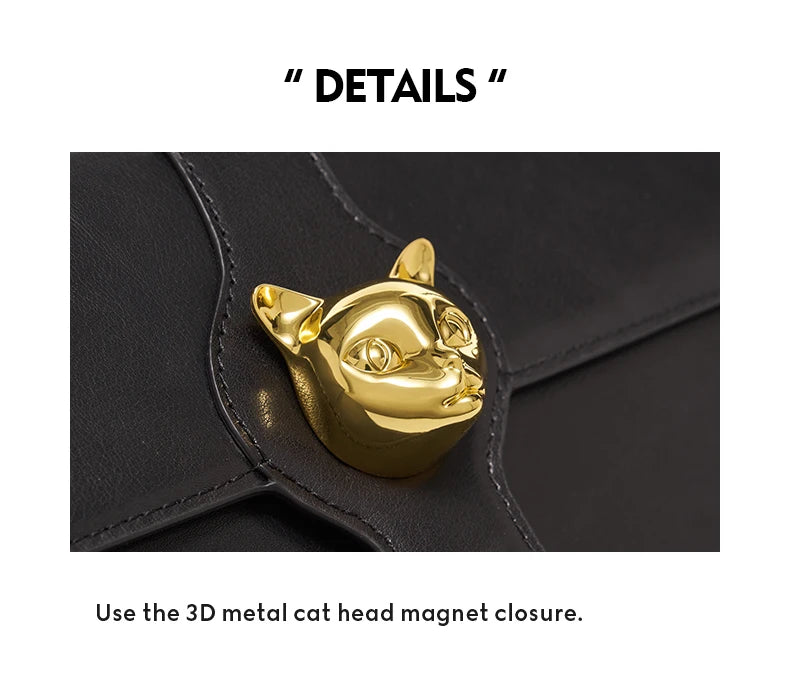 BAFELLI CAT 2025 NEW WOMEN'S BAG LUXURY BRAND FASHION RETRO STYLE DENIM TRENDING SHOULDER CLUTCH FEMALE LEATHER FLAP PURSE