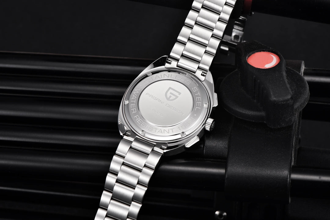 PAGANI DESIGN 2024 New Panda Dial Men Watches Luxury Quartz Watch For Men Japan VK63 Sport Chronograph Sapphire glass Wristwatch