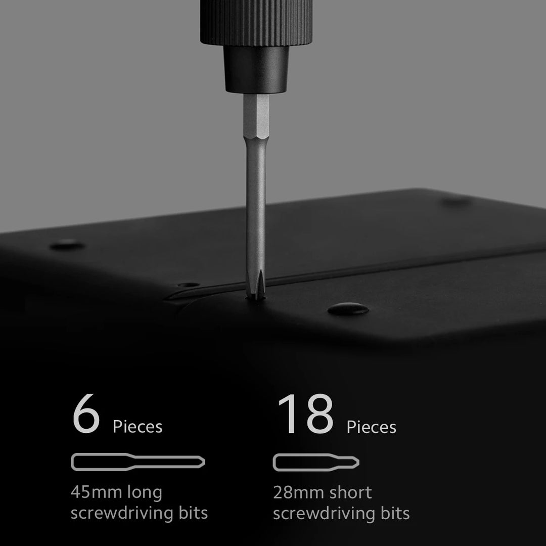 Xiaomi Mijia Electric Precision Screwdriver Magnetic Kit with 24 PCS Screw Heads Power Tools Sets for Smart Home PC Phone Repair