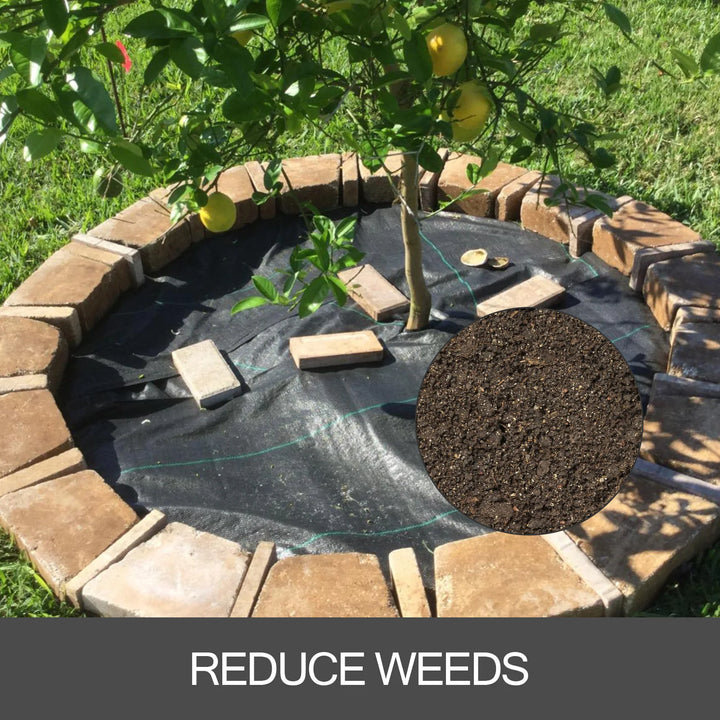 VEVOR Landscape Fabric 6ft x 300ft Geotextile Fabric Durable Heavy Duty 1.5oz Ground Cover Woven For Commercial Greenhouse Yard
