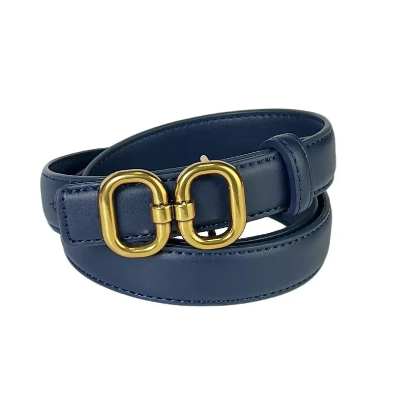 2025 luxury brand leather belt for men women designer alloy buckle waist strap female jeans trouser dress waistband