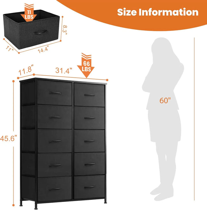 Tall Bedroom Dresser