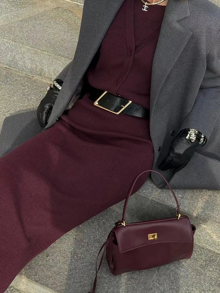 2025 Luxury Brand Rodeo Woman Bags Spring Autumn Genuine Leather Women Totes Fashion Gold Buckle Women Shoulder HandBags