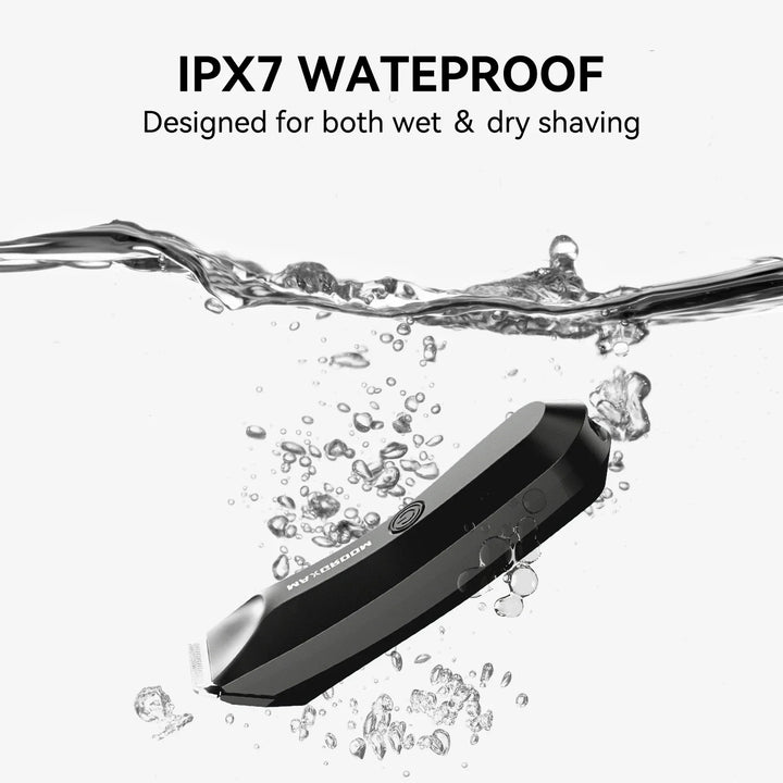 MAXGROOM Body Hair Trimmer Shaver for Men Ball Trimmer for Groin Pubic Replaceable Ceramic Blade Electric IXP7Waterproof Clipper