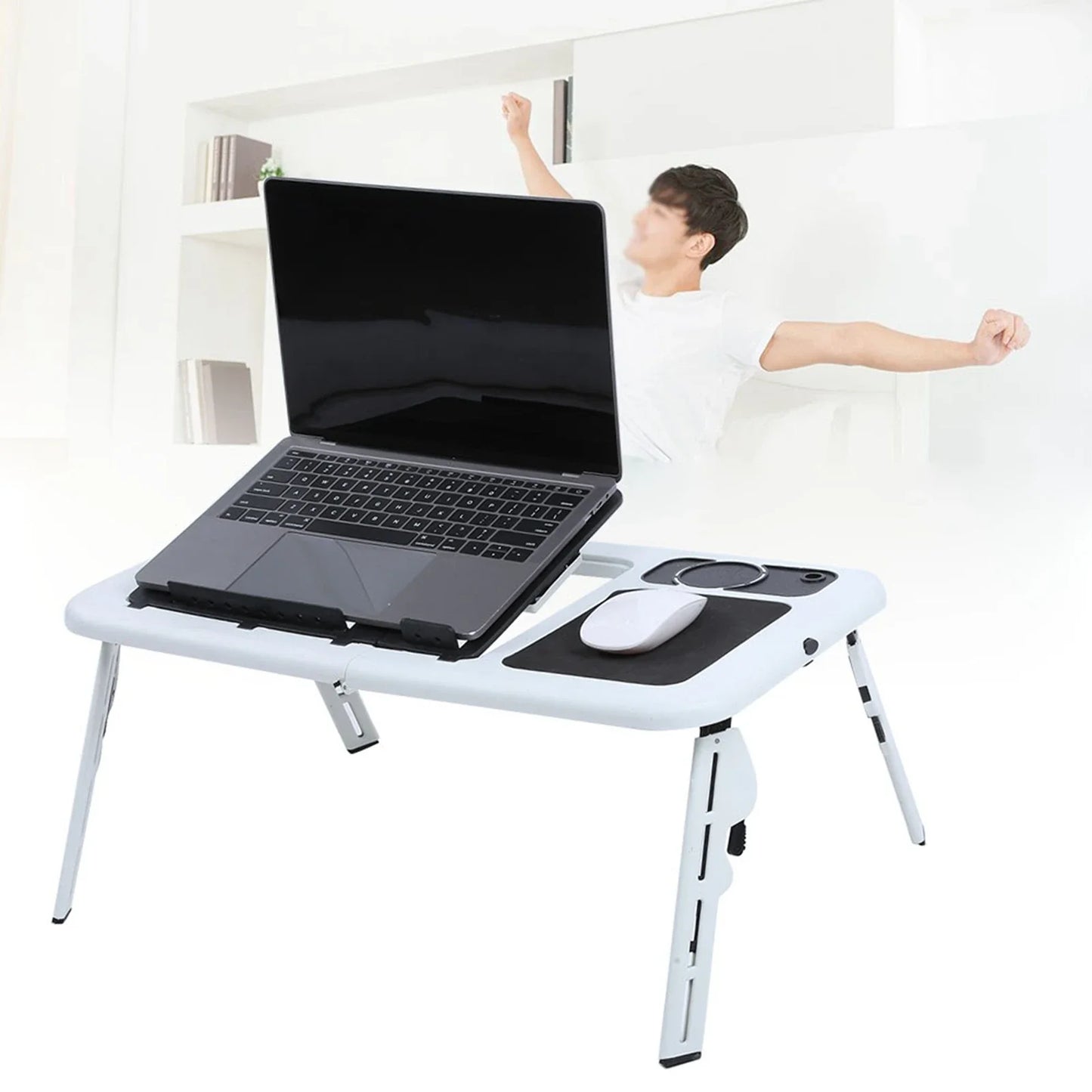 Portable Folding Laptop Desk Stand