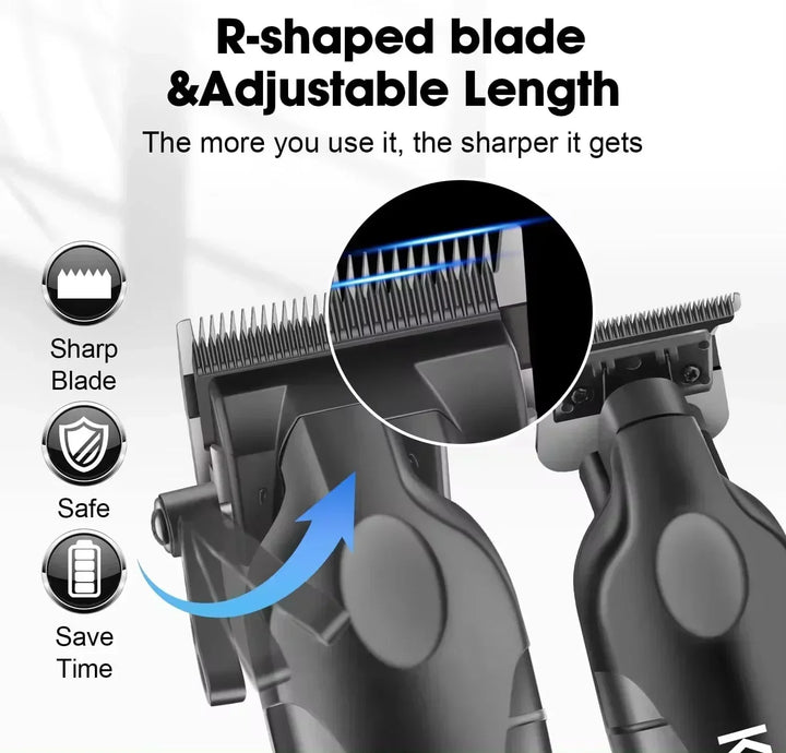 Kemei KM-2290 KM-2293 KM-T95 New Professional Cutting Machine Electric Shaver Hair Trimmers With LCD Display Men's Hair Clipper