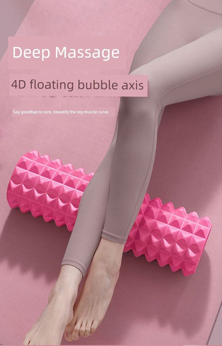 Foam Roller Roller Spiked Club Yoga Equipment Muscle Relaxation Roller Leg Slimmer Massage Shaft Foam Foam Roller