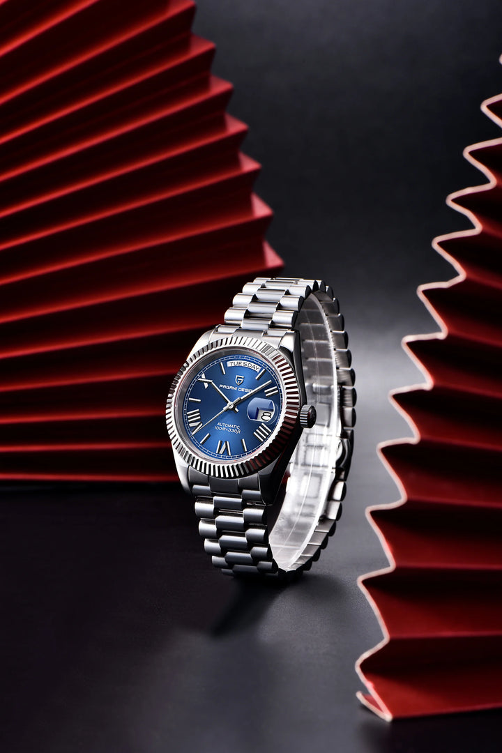 2024 New PAGANI DESIGN Rose Gold DD40 Luxury Automatic Watch Men Mechanical Wrist Watches Men Japan NH36A AR Sapphire crystal