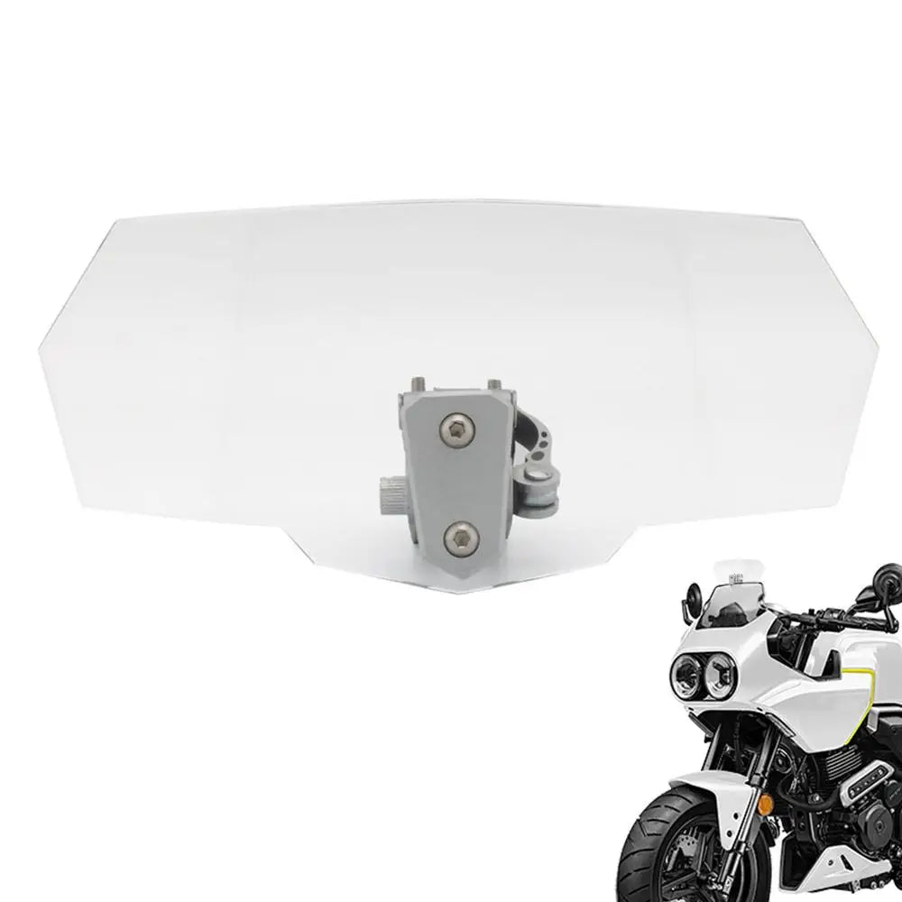 Motorcycle Windshield Extension Heightened Windshield Spoiler Clip Adjustable on Windshield Extension Motorcycle Wind Deflector