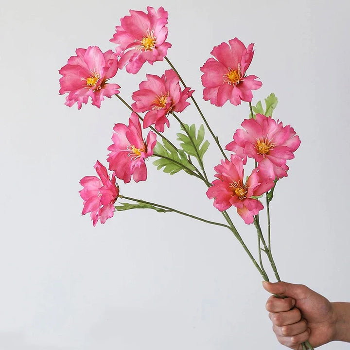 4-Head Silk Flower Bouquet Decoration
