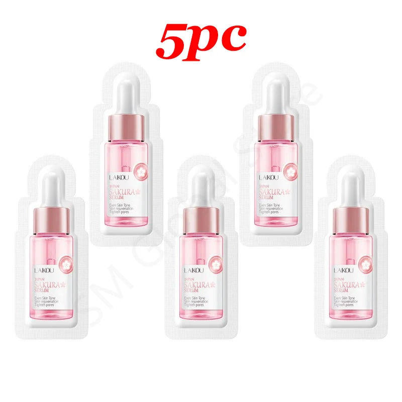 Japan Sakura Wrinkle Remover Face Serum Cream Anti-Aging Fade Fine Lines Lift Firming Vitamin C Whitening Rejuvenation Skin Care