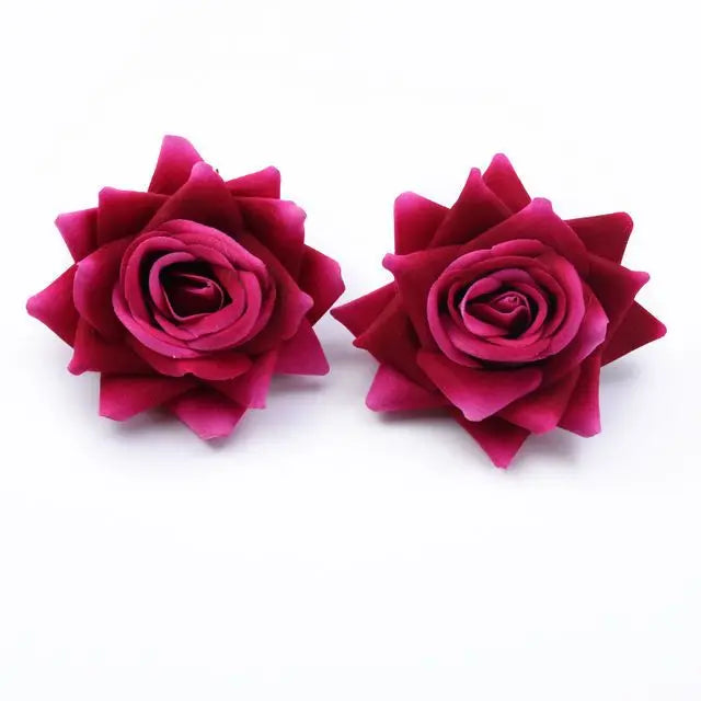 Artificial Silk Roses for Décor