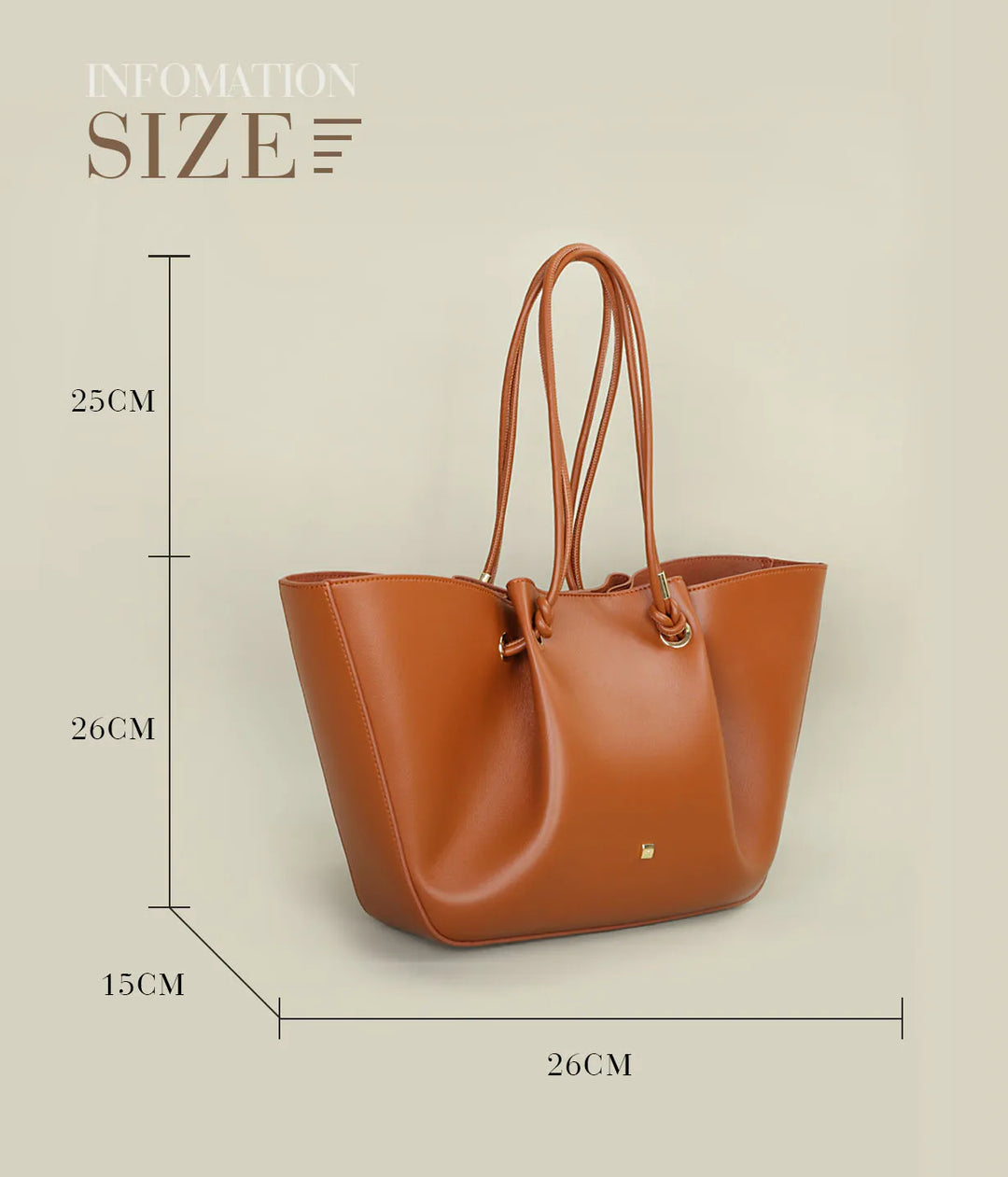PG Atmosphere Brand Multifunctional Large Capacity 2025 New Fashion PU Artificial Eco-Friendly Leather  Single Shoulder Bag