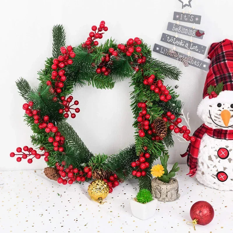 Artificial Pine Branches with Berries
