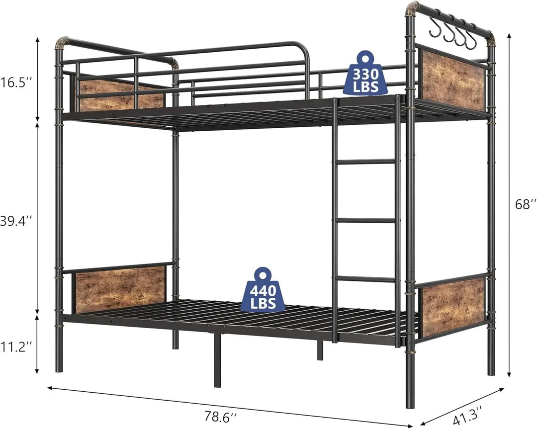 Twin Over Twin Bunk Bed