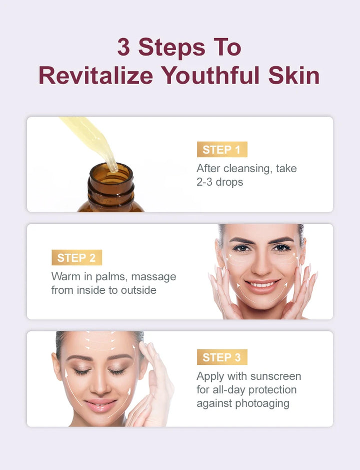 Retinol Anti Wrinkle Aging Face Serum Smooth Moisturizing Fade Fine Line Firming Nourishing Essence Moisturiz Facial Serum