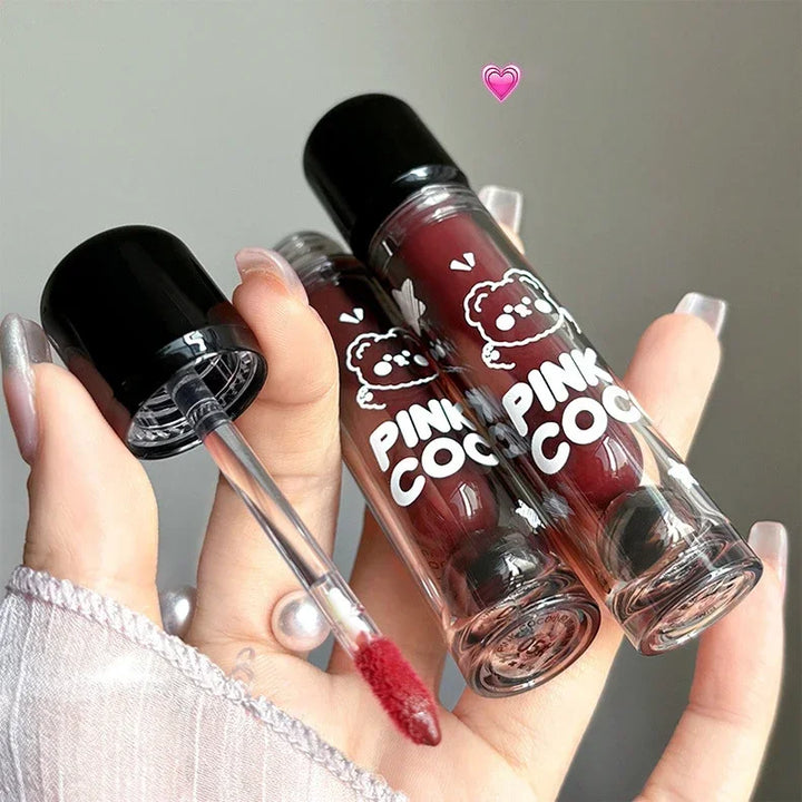 Dark Red Brown Mirror Lip Glaze