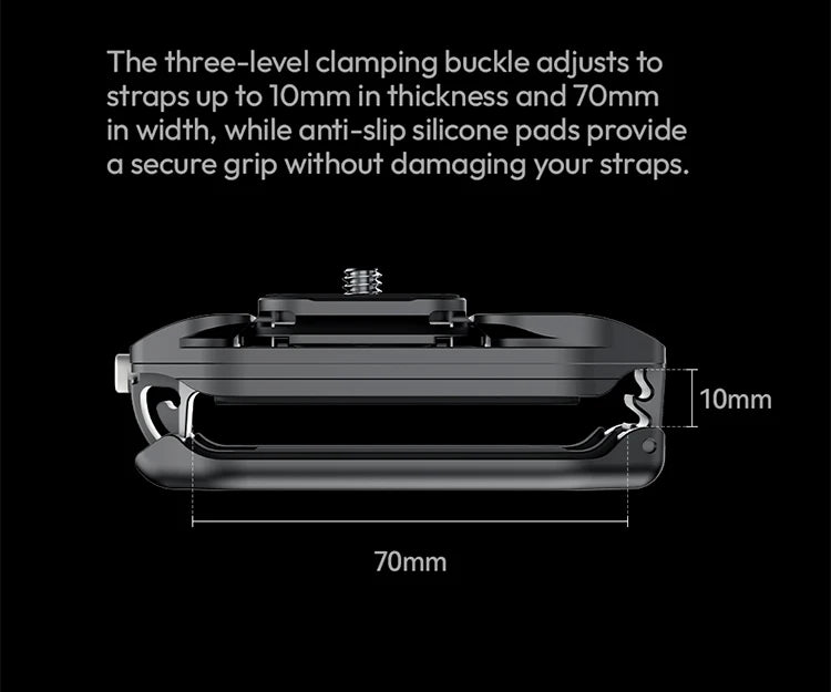 Ulanzi UKA07 Backpack Camera Clip Mount Strap Clamp Kit Universal Quick Release Plate For Arca Swiss F38 DSLR Sony Nikon Camera
