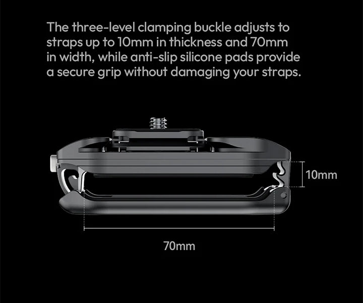 Ulanzi UKA07 Backpack Camera Clip Mount Strap Clamp Kit Universal Quick Release Plate For Arca Swiss F38 DSLR Sony Nikon Camera