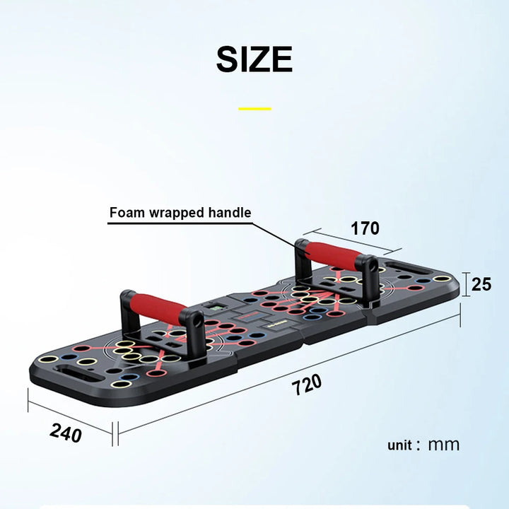 Electronic Push Up Board Chest Muscle Exercise Training Multifunctional Counting Push Up Stands Portable Fitness Equipment Home