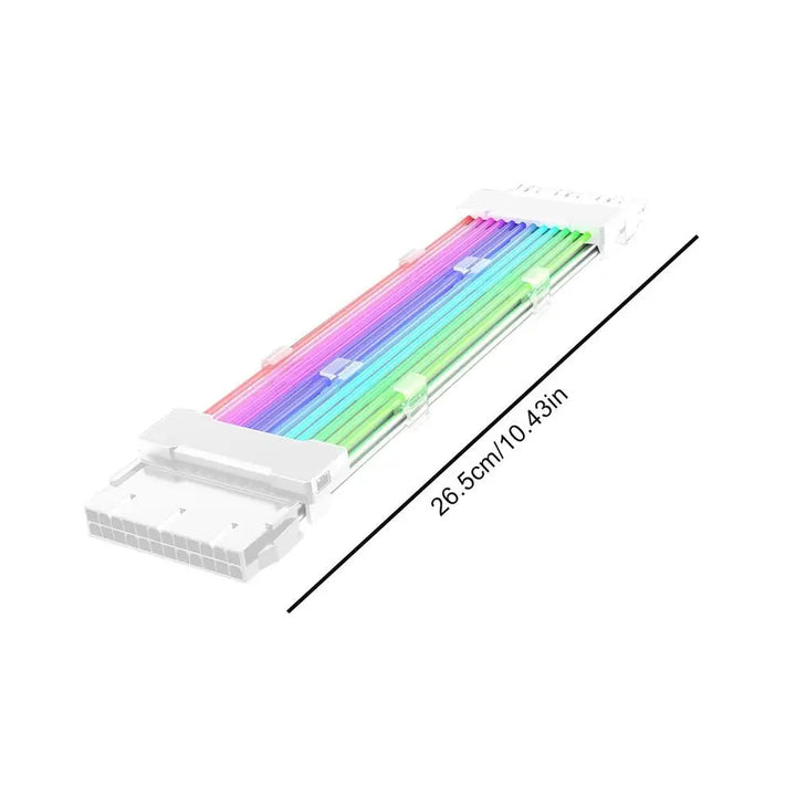 ARGB PSU Power Supply Extension Cable 24 Pin Motherboard Extension Cable graphics card 8-Pin 6+2Pin RGB glow extension cable