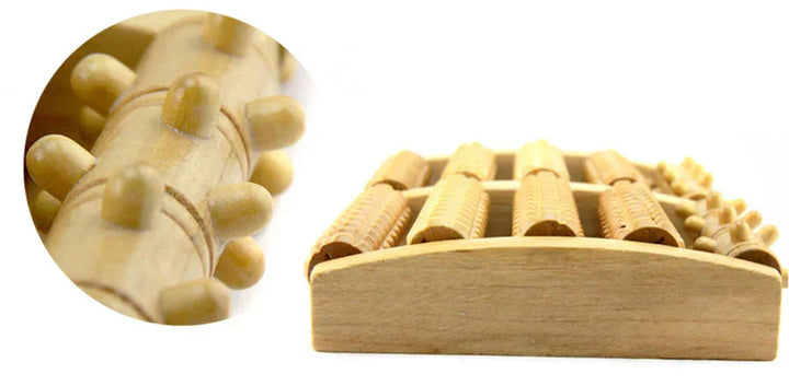 Premium Wooden Foot Roller Massage