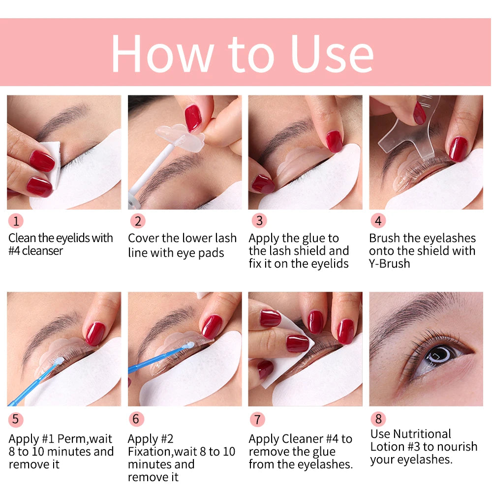 Dropshipping ICONSIGN Upgrade Version Lash Lift Kit Lifting Eyelashes Lasting 6-8 Weeks Calia Perm Eyelash Enhancer Makeup Tools