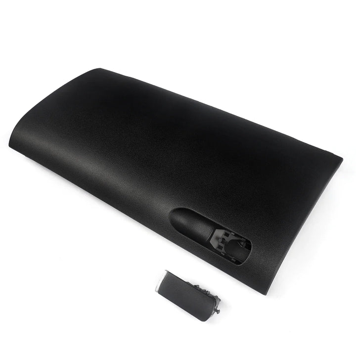 MAGICKIT Black Glove Box Compartment Door Lid Cover With Buckle For Audi A4 B7 2001-2008 CAR Accessories Direct Replacement