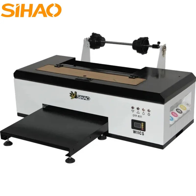 SIHAO A3 R1390/L1800 DTF Printer Oven All-in-One for T-Shirt Fabric Textile Clothing Printing DTF Transfer Film Printer Machine