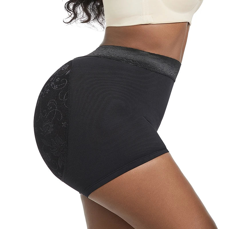 Shapewear Women Butt Pad Control Panties Fake Butt Lifter Hourglass Padded Booty Enhancer Brief Lingerie Shaper Shorts