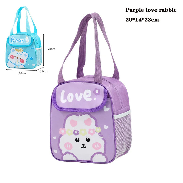Thermal Bag Food Storage bag Student lunchbox cool bag for Children Food Container for Kids School small Thermal Lunch food Bag