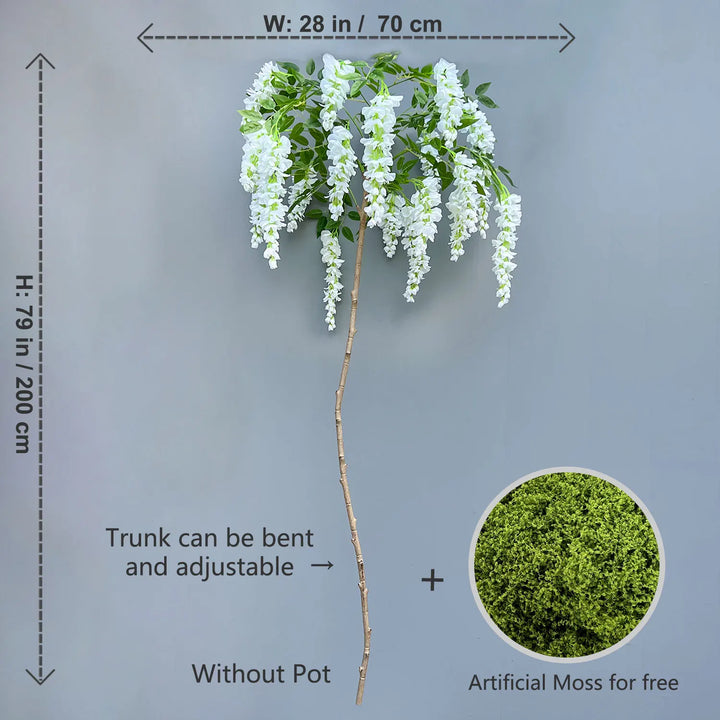 Artificial Wisteria Tree Décor