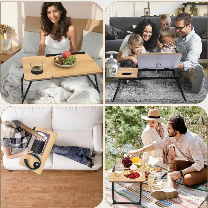 Adjustable Foldable Bed Table Desk