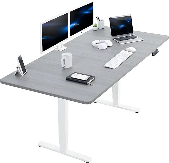 Electric 71"x36" Rustic Sit-Stand Desk