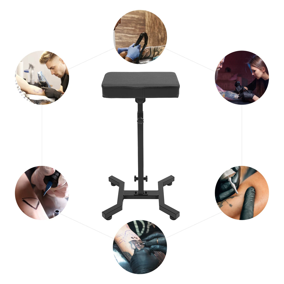 Professional Tattoo Armrest Stand 27.56-38.98inch Height Adjustable, 340° Rotating Arm Rest Tattoo Stand for Salon Studio Home