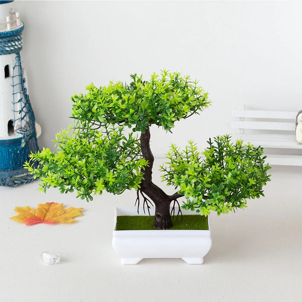 Artificial Potted Bonsai Tree Decor