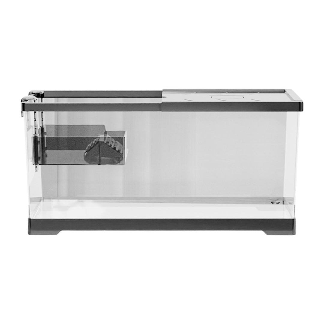 SiaBiced Turtle Tank Aquarium Tortoise Enclosure Starter Kit Hideout Reptile Tank with Basking Aquatic Terrarium for Breeding M w and Lid